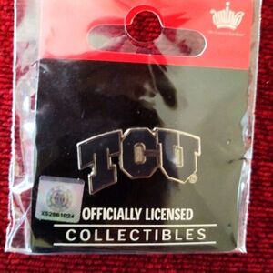 TCU Horned Frogs College Football Helmet Pin!